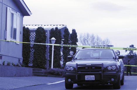 Police investigate a shooting at 32820 20th Ave. S. Feb. 4