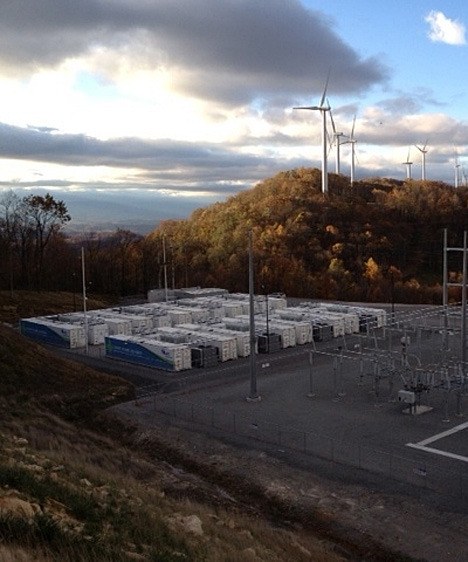 The Laurel Mountain energy storage project in West Virginia is a fully-integrated portion of the Laurel Mountain Wind Farm