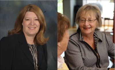 From left to right: Katrina Asay and Carol Gregory