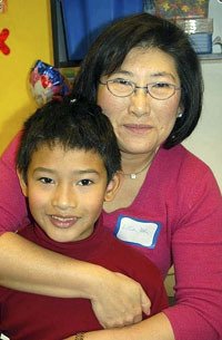 Lillian Yeh is pictured with her son