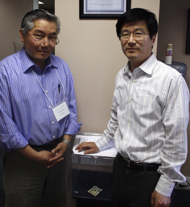 Dr. Kyle Oh and Dr. Jai Byeon treat patients at Cornerstone Medical Services in Federal Way. Twice a month
