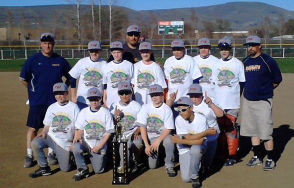 The Federal Way Knights 12-under baseball team won the Swing Into Spring Tournament in Yakima last weekend.