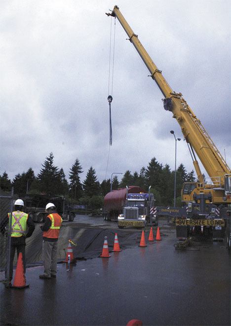 Construction began July 8 on a new fuel station at the Safeway