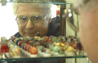 Federal Way resident Lee Linne has collected marbles since 1990. He is vice president and treasurer of the International Association of Marble Collectors.
