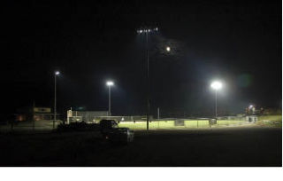 One field at the Federal Way National Little League complex is now lighted