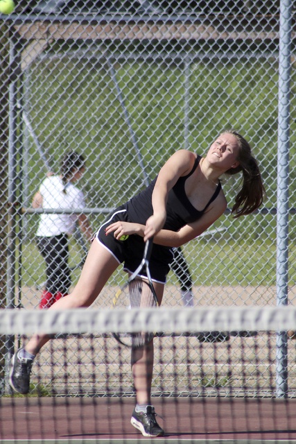 Paulina Tiedeken has haled boost the Decatur program this season in singles play. TERRENCE HILL