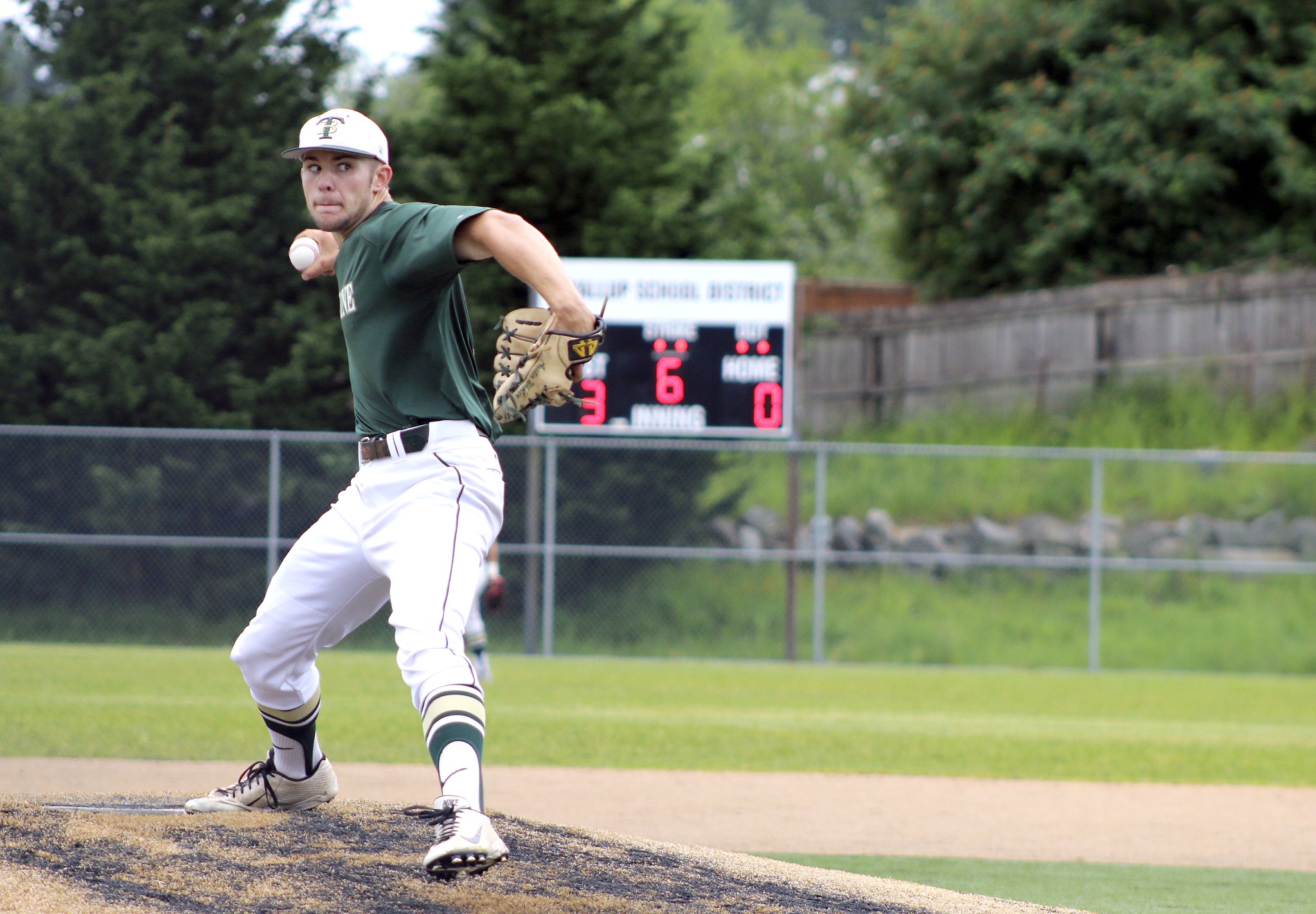 Austin Whalen pitched a complete game for Timberline