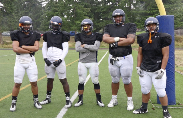 Decatur seniors and team captains last season (from left to right): Denny Toso