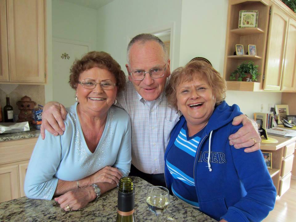 Margie Fredrickson poses with her husband Gary Fredrickson and sister Carol. Photo courtesy of Cindy Ducich