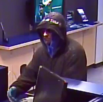 A still image of video surveillance that captured the Umpqua Bank robber on Oct. 14. Courtesy of the Federal Way Police Department