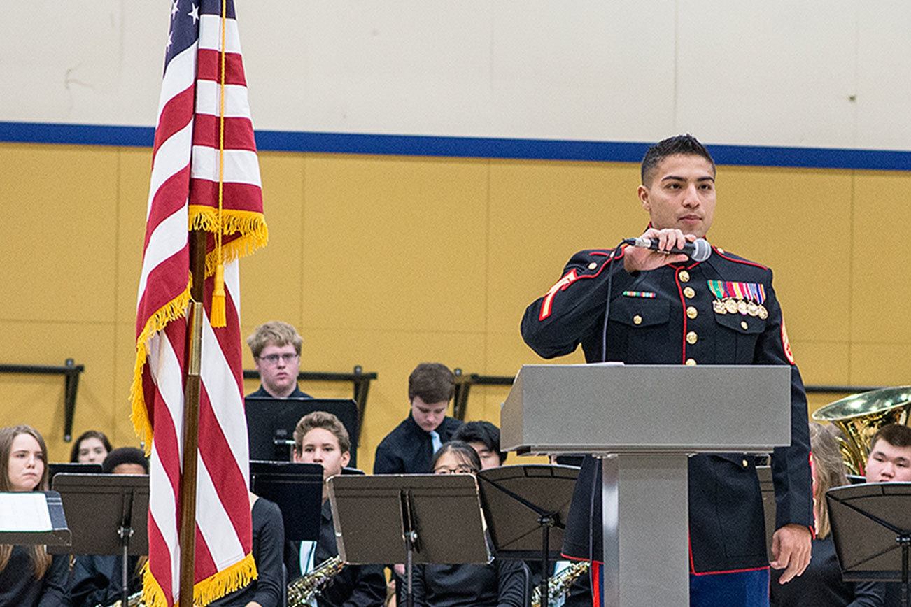 Federal Way students honor veterans at Decatur High School