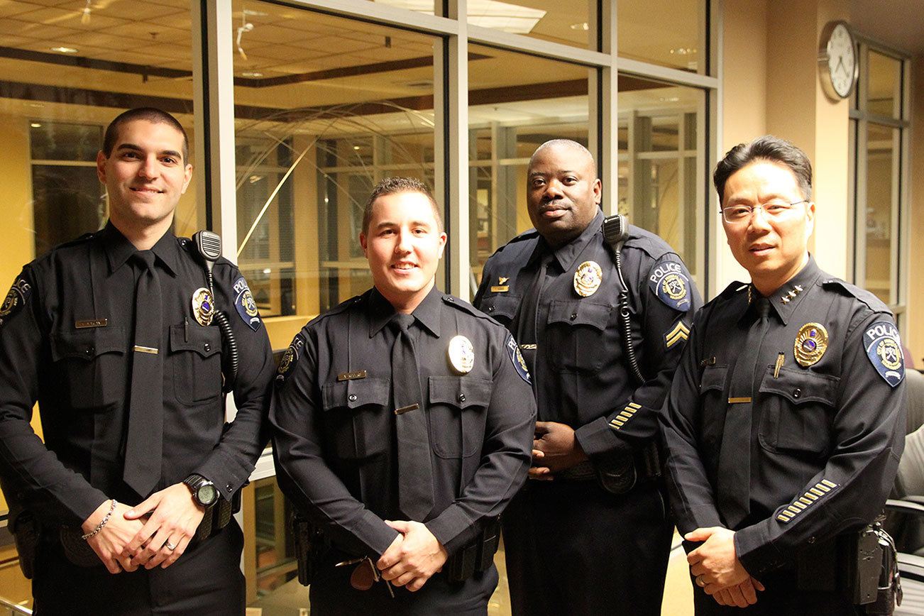 New officers sworn in during council meeting