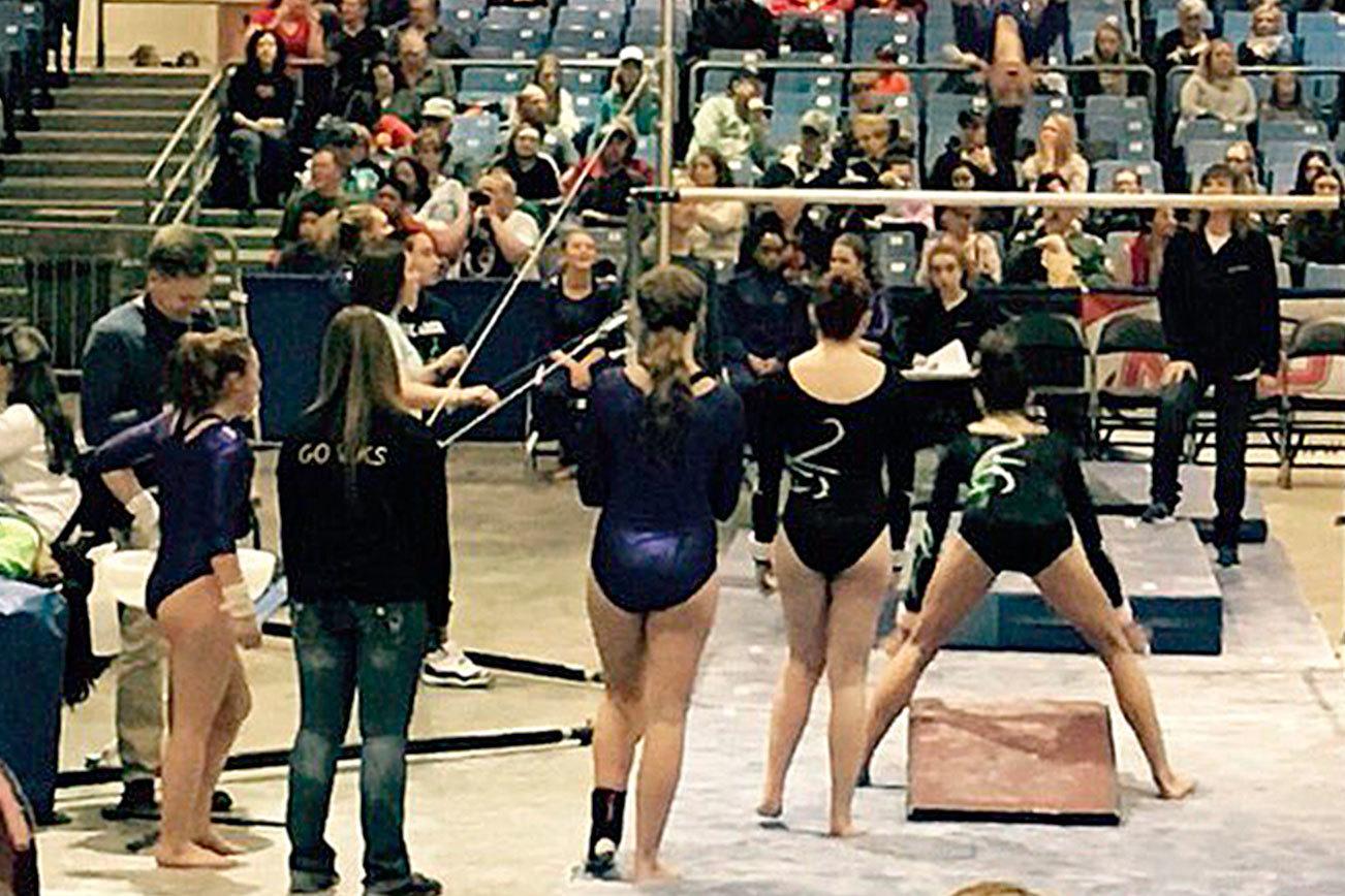 Decatur’s Catherine Huynh takes 14th in uneven bars at state