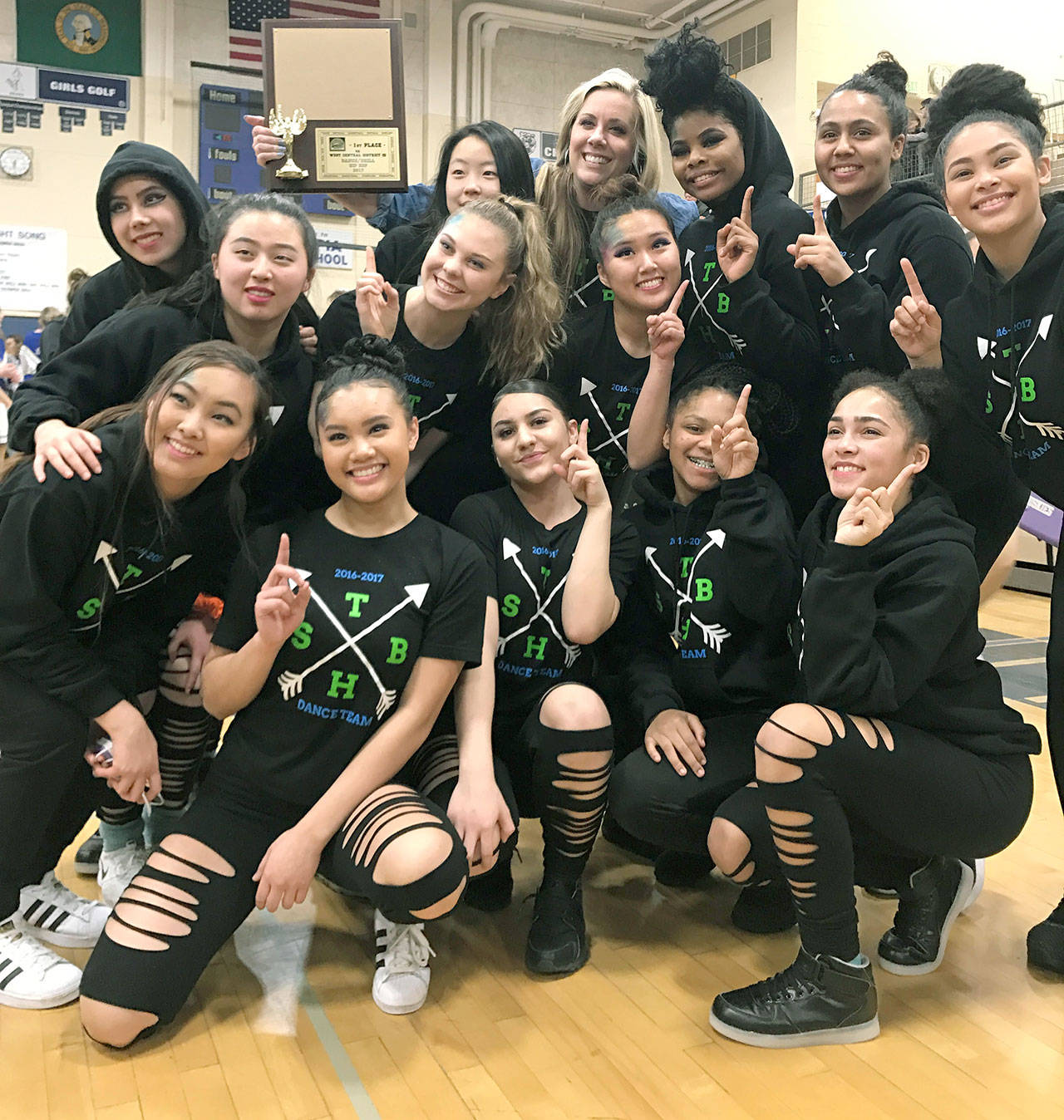 Todd Beamer High School dance team takes first at district championship