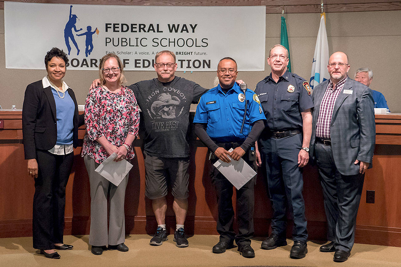 Federal Way school officials save life | Citizens of the Month