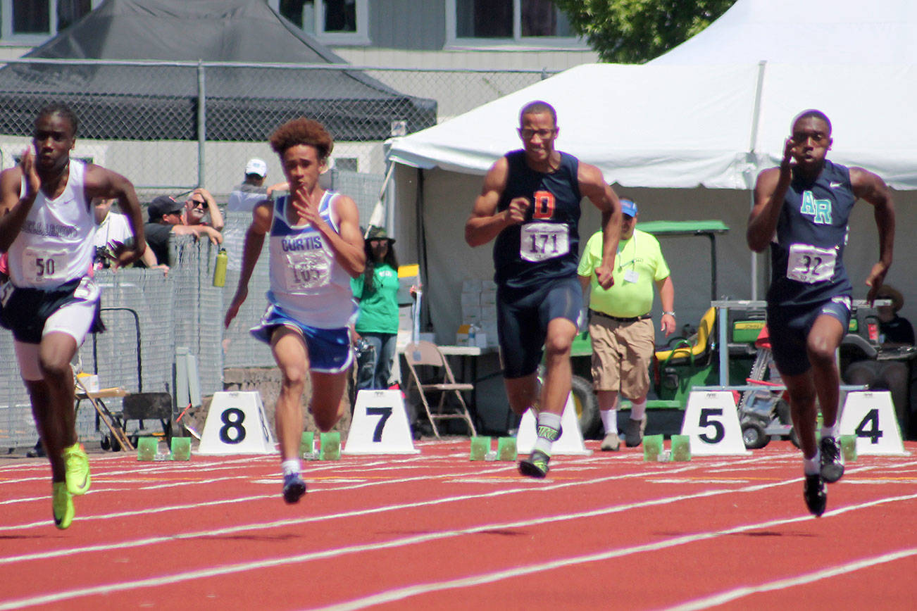 Decatur’s Santana breaks three school records, wins 200-meter state title
