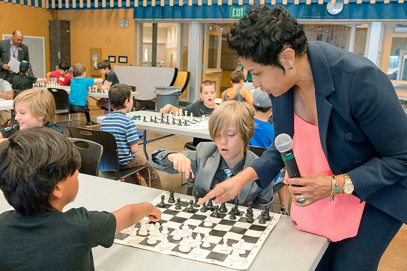 Students improve their game at Summer Chess Camp with Federal Way superintendent