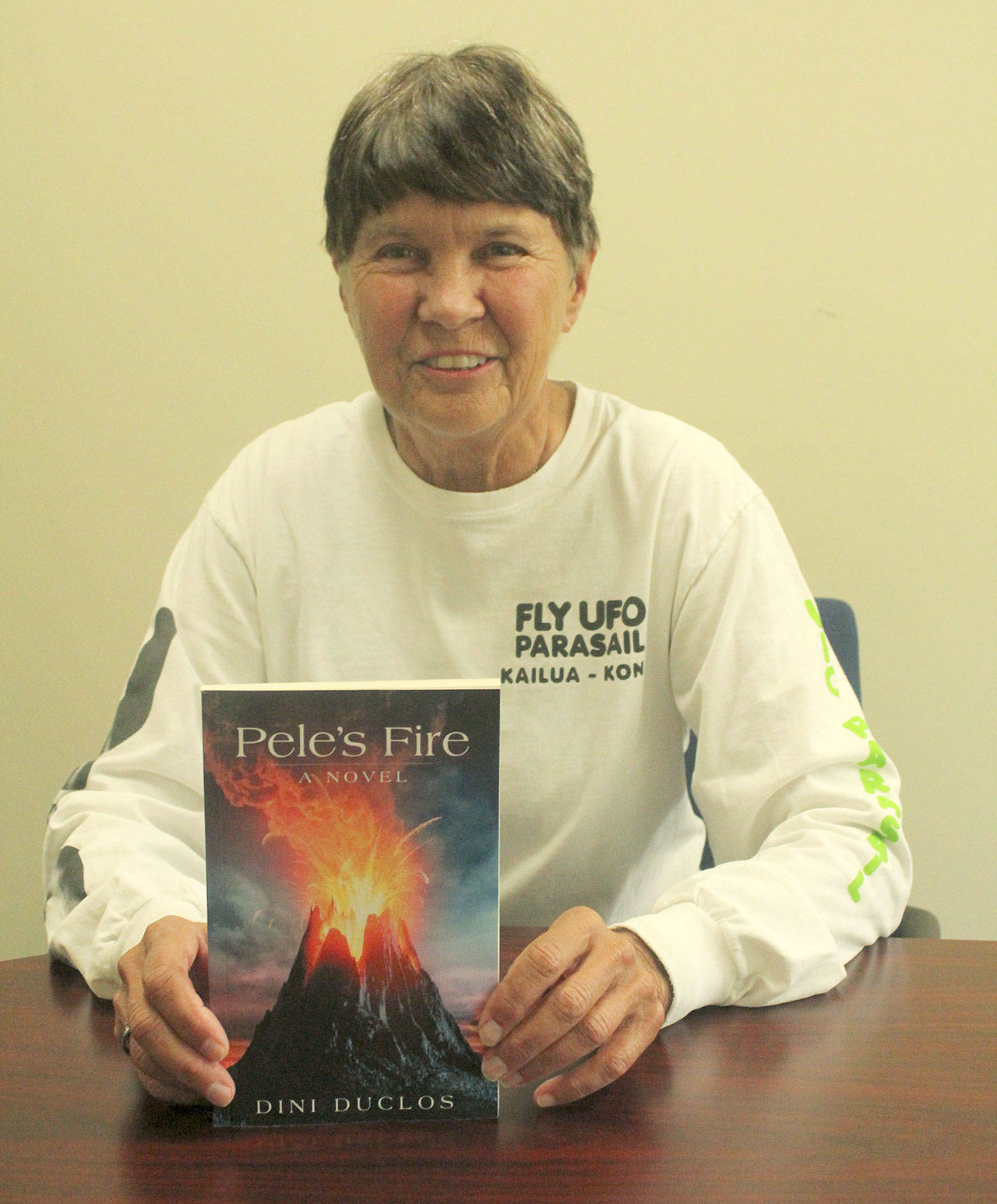 Federal Way City Councilwoman, writer and avid diver Dini Duclos just published her second science fiction novel, called “Pele’s Fire,” which is a sequel to her first novel “Danger from 50 Feet,” although Duclos said it is not necessary for people to have read the first one to enjoy the second. JESSICA KELLER, the Mirror