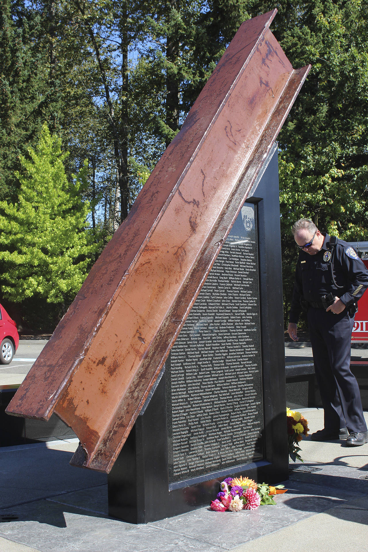 A ceremony was held Monday at South King Fire and Rescue Station 64 to remember the events of Sept. 11, 2001.