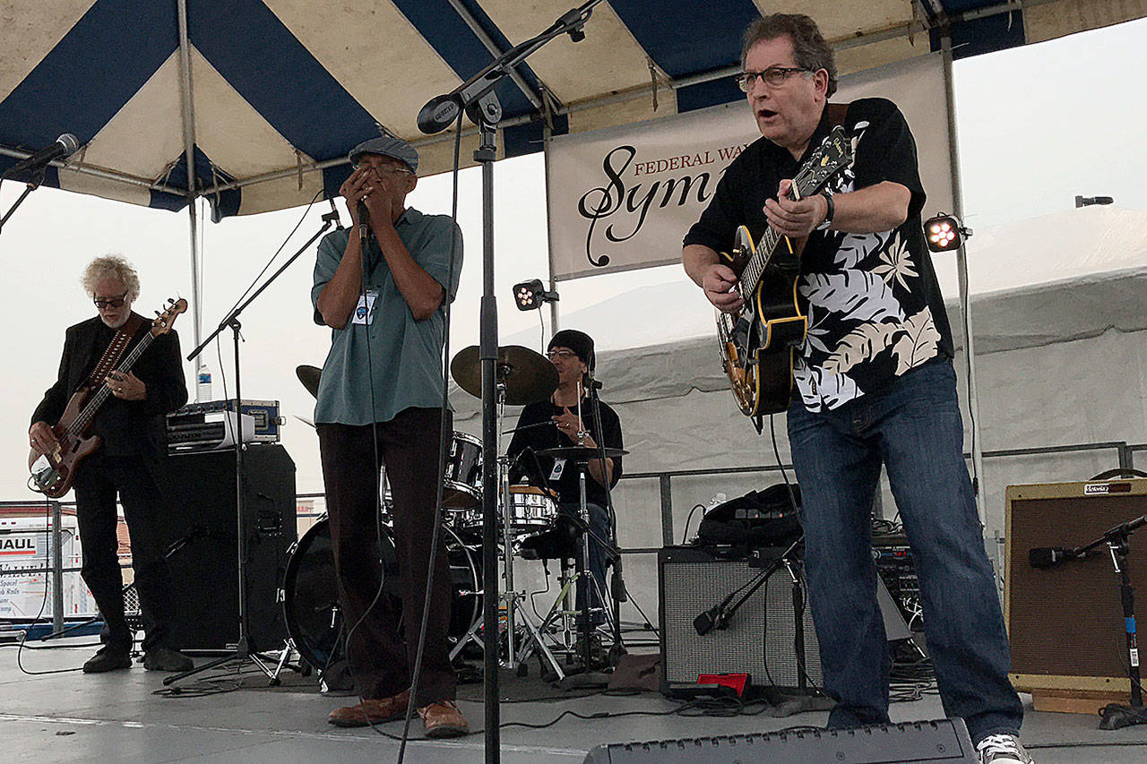 The Chris Stevens Band and Jay Mabin were among performers Sept. 16 at the Federal Way Blues Festival.