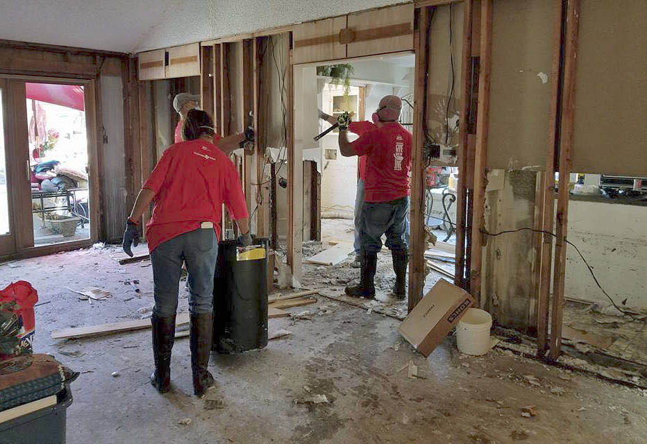 David Berg, a managing broker for Keller-Williams in Federal Way, opted to join other real estate agents in helping residents whose homes in the Houston area were destroyed or damaged during Hurricane Harvey. Courtesy photo