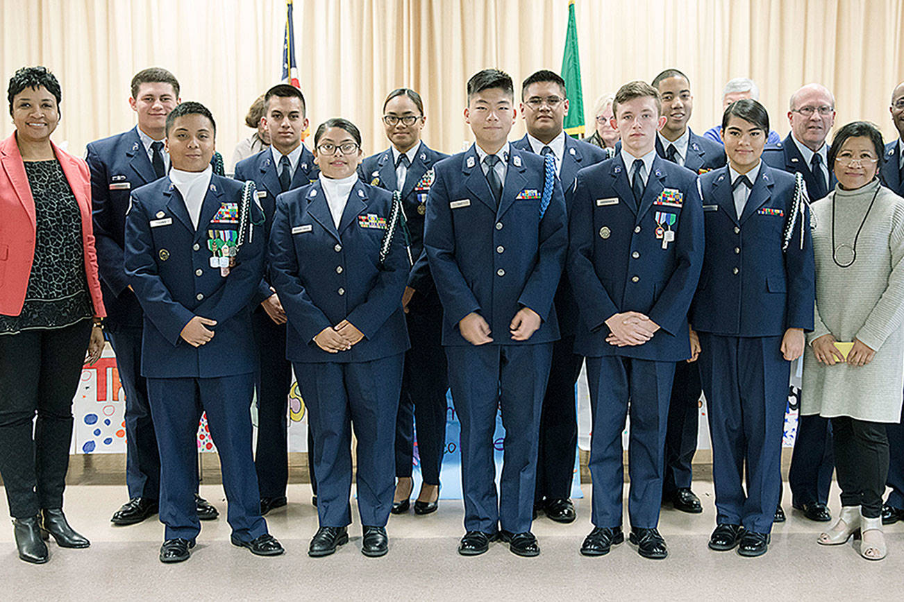 FWPS Air Force JROTC’s receive highest attainable assessment rating