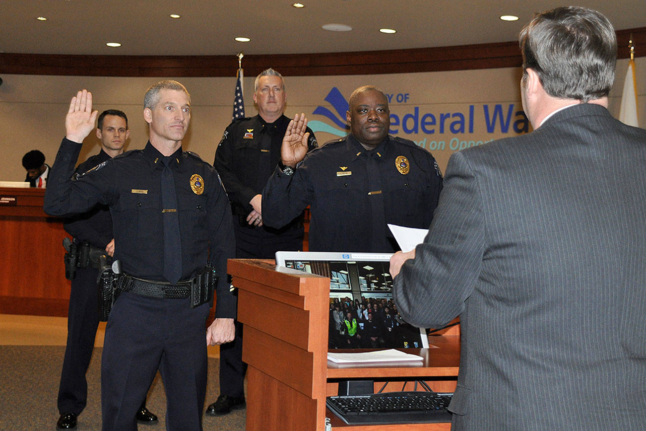 Federal Way Police Department promotes officers