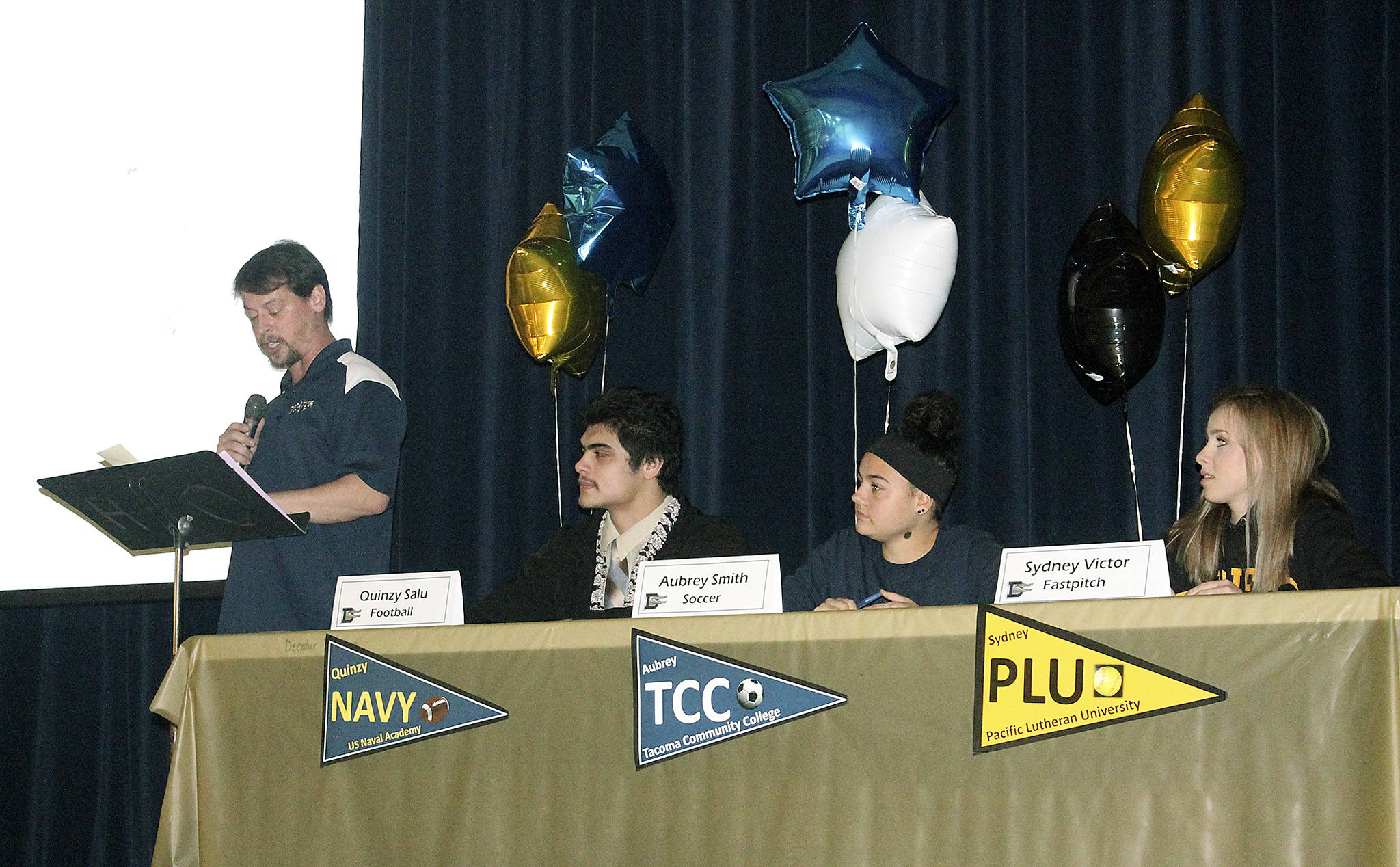 Decatur athletes commit to play college athletics