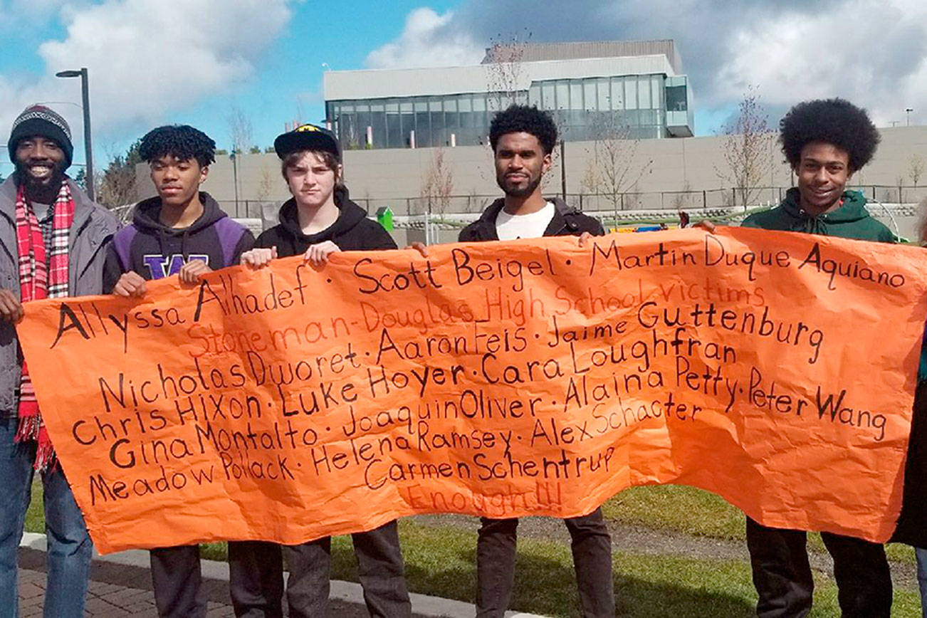 Federal Way community members, students march against violence