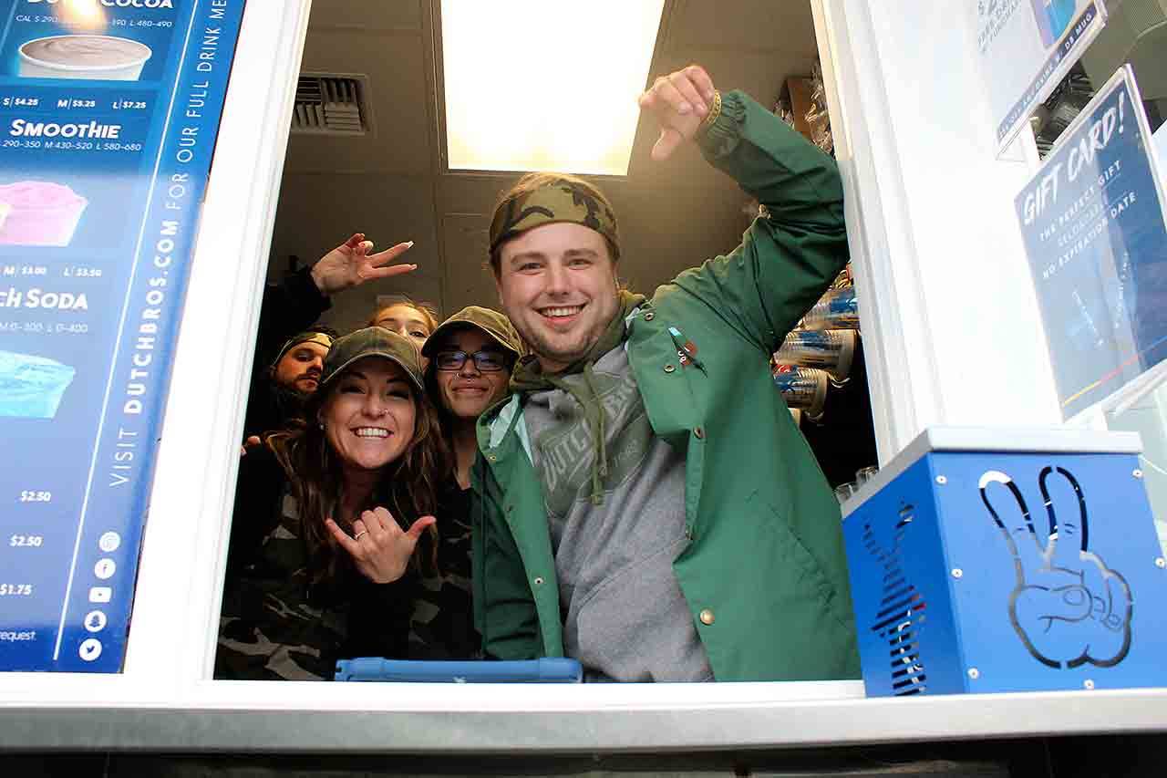 Dutch Bros. of Greater Federal Way celebrated its grand opening with free coffee all day April 12 at 27525 Pacific Highway S. at the Federal Way-Des Moines border. Photo by Andy Hobbs, the Mirror