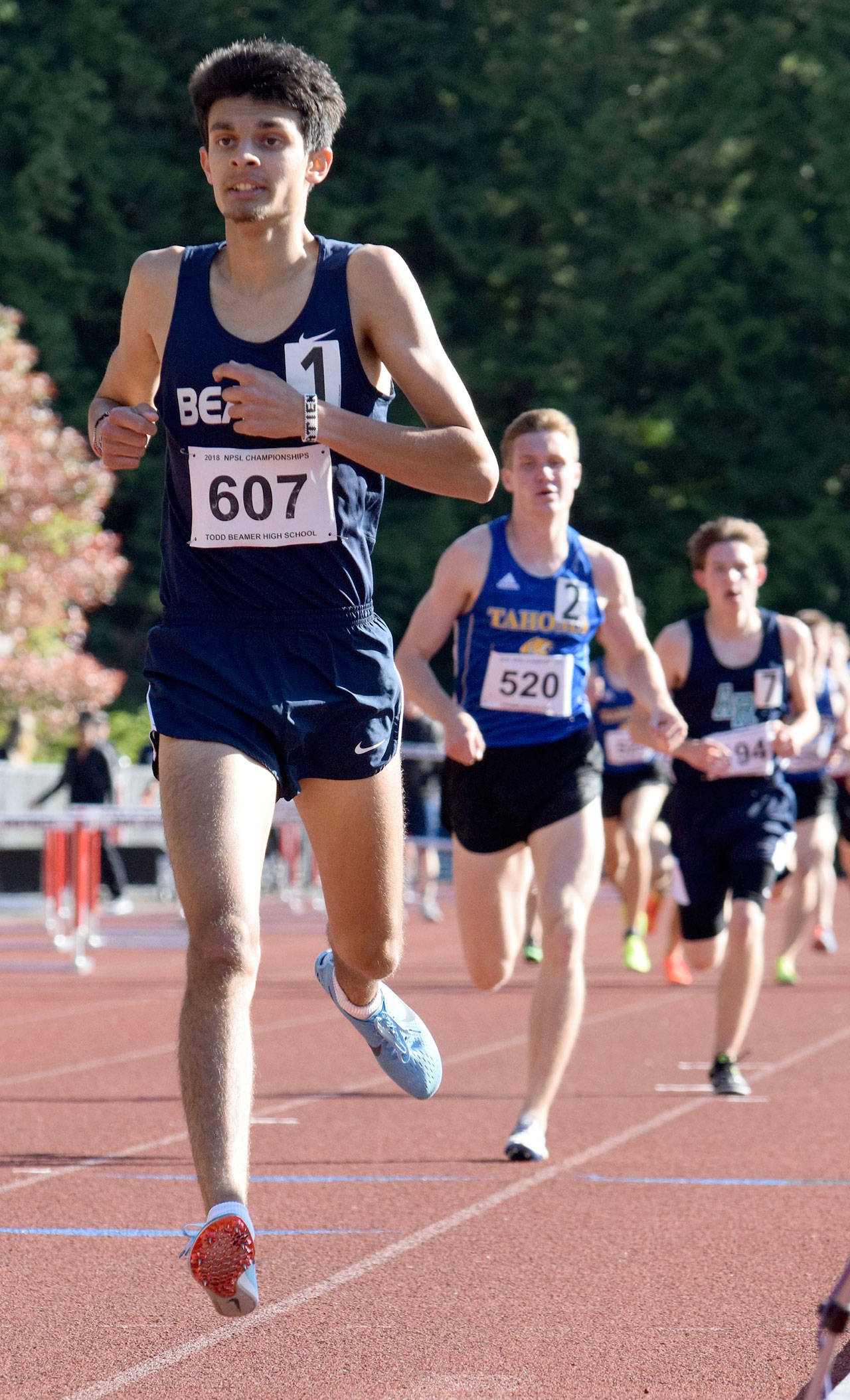 Todd Beamer Koby Okezie takes first in 110, 300meter hurdles at NPSL