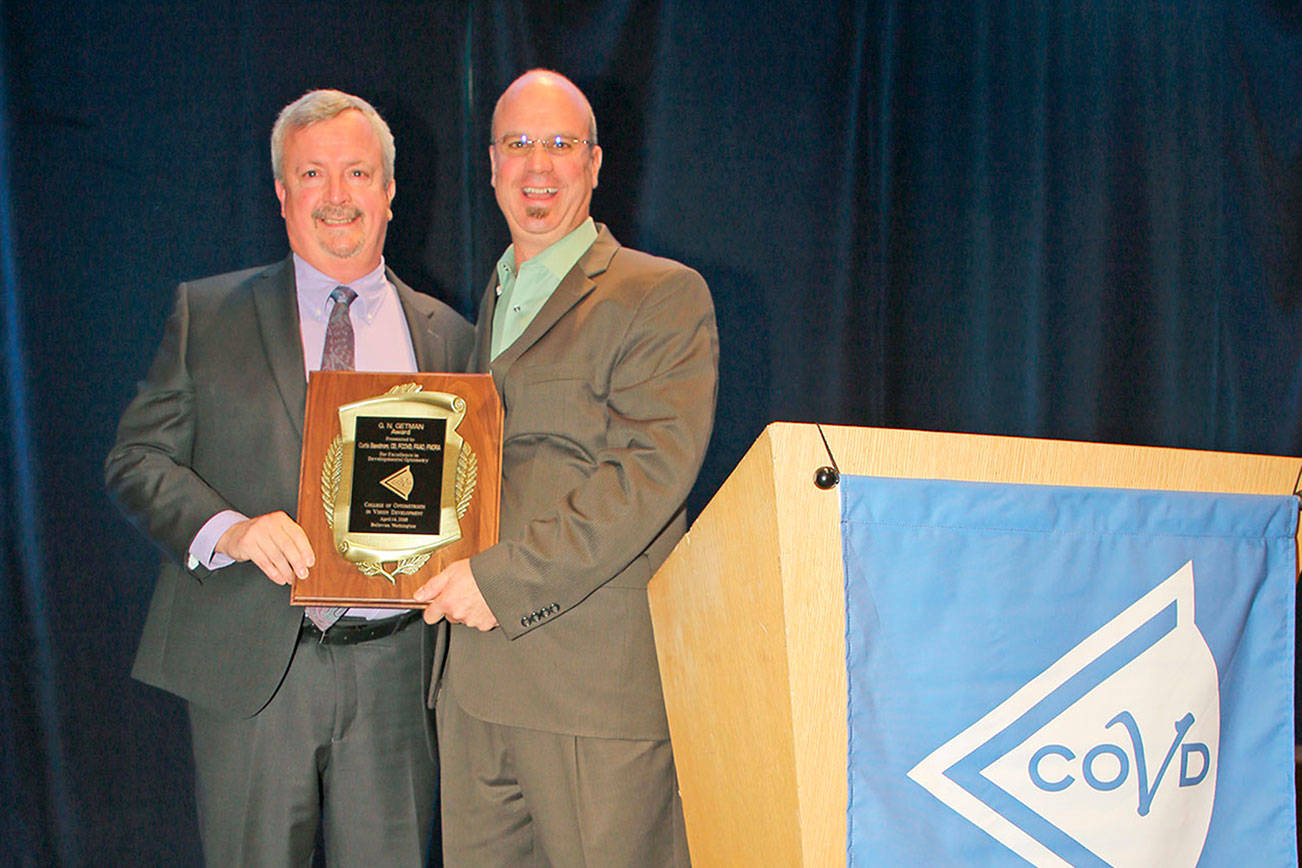 Local optometrist receives Getman Award