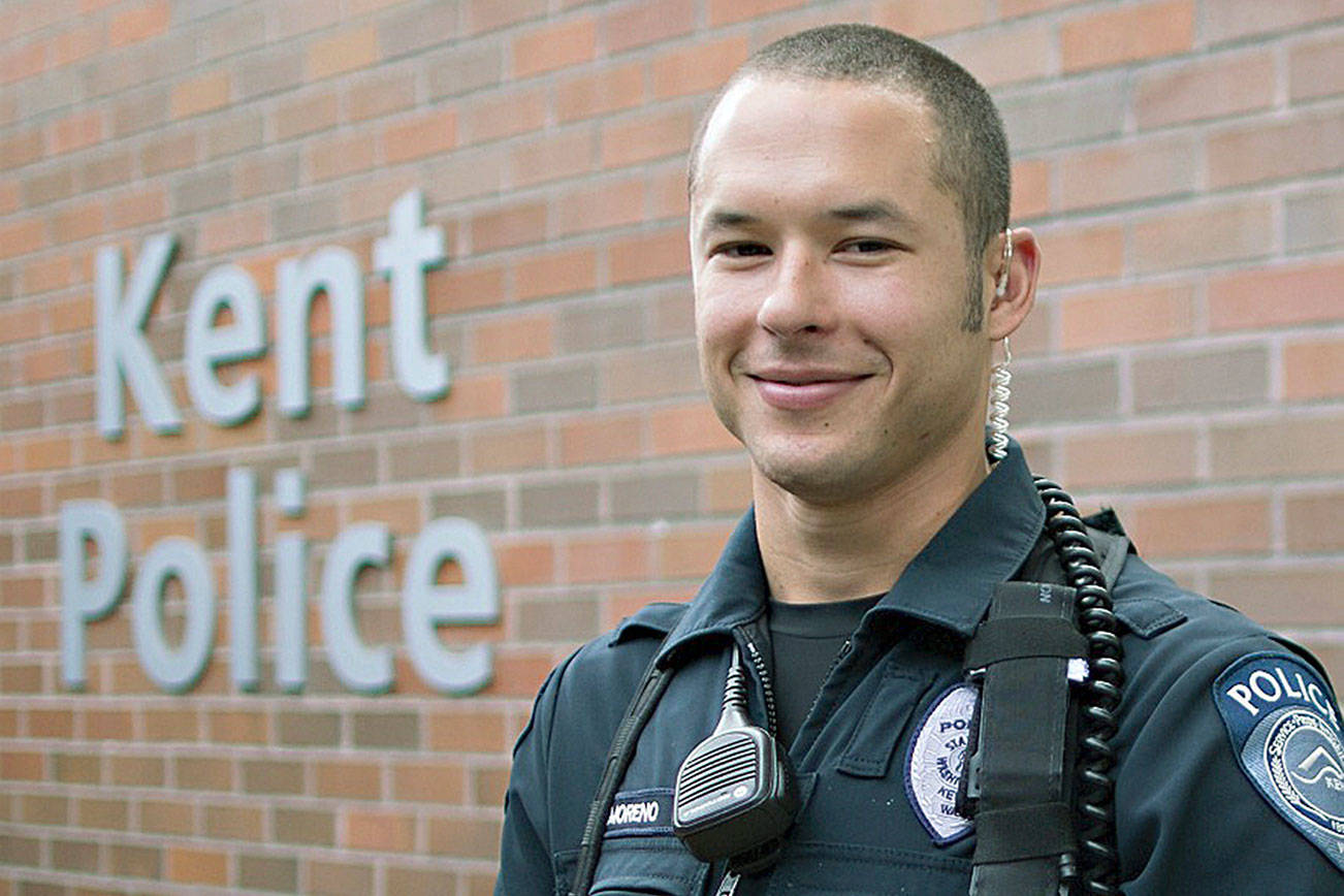 Kent Police Officer Moreno distinguished himself in community