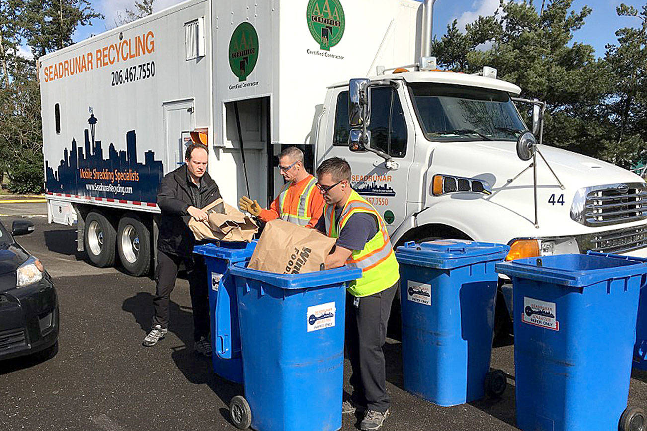 Free document shredding offered at Federal Way’s Sept. 22 recycling event