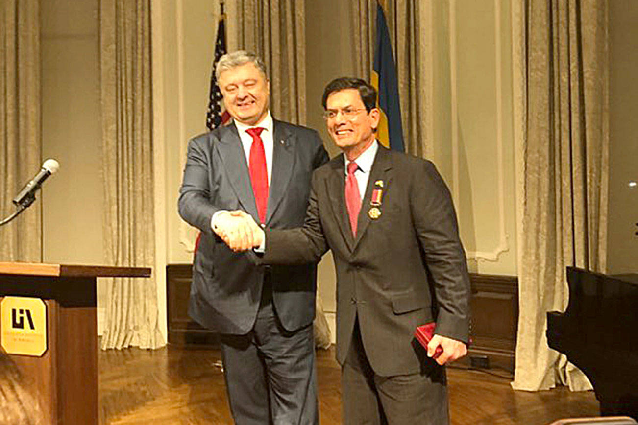 Ukrainian president awards Sen. Miloscia Order of Merit