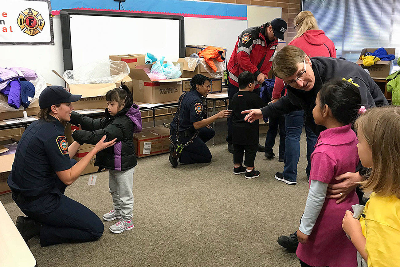 Operation Warm: new winter coats delivered to Lake Grove students