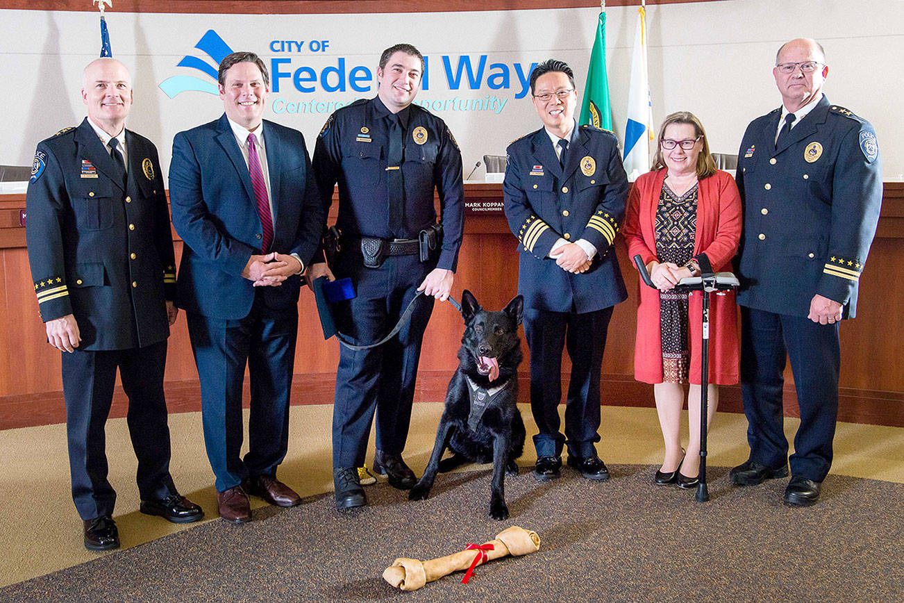 Federal Way police recognize department’s finest for saving lives, fighting crime