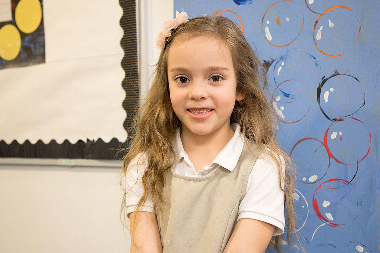 Sunnycrest first-grader lends a helping hand to all