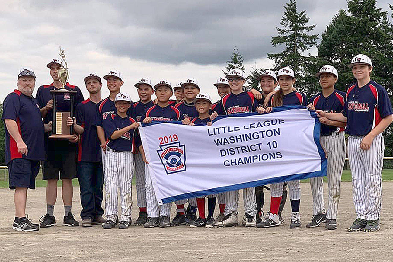 3 Federal Way National Little League teams head to state championship tournaments