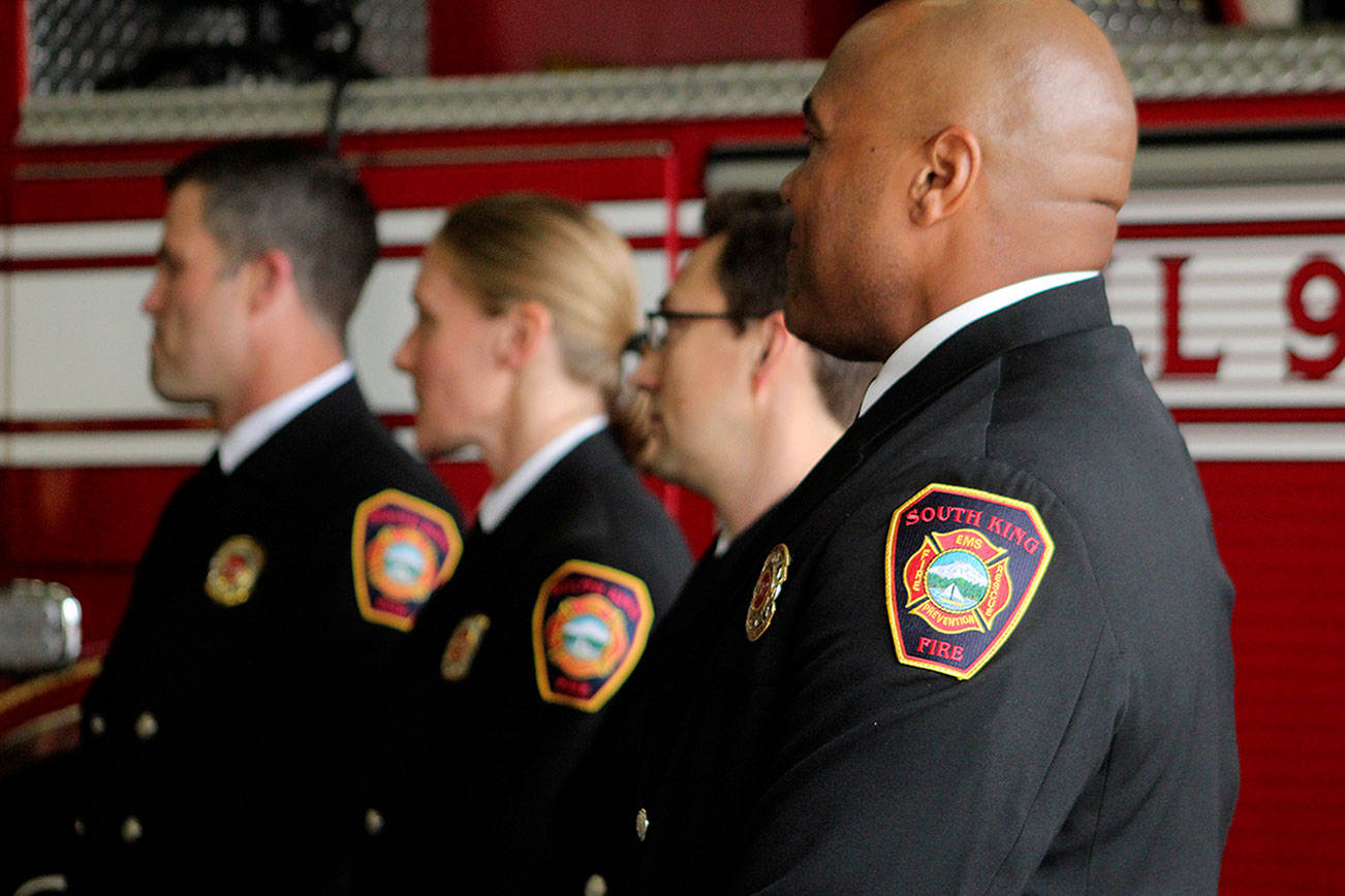 12 South King Fire and Rescue members honored at promotion ceremony