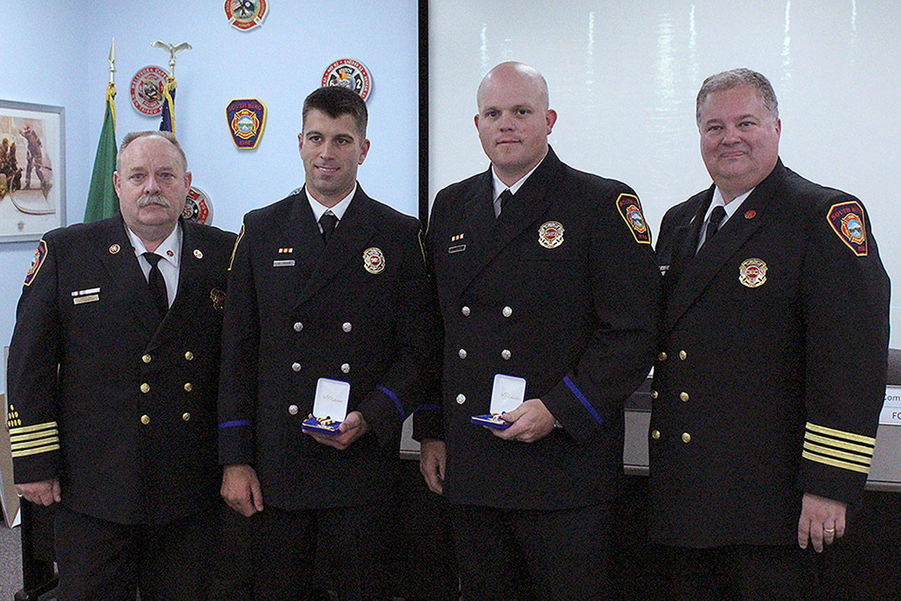 Two South King firefighters receive Medal of Valor