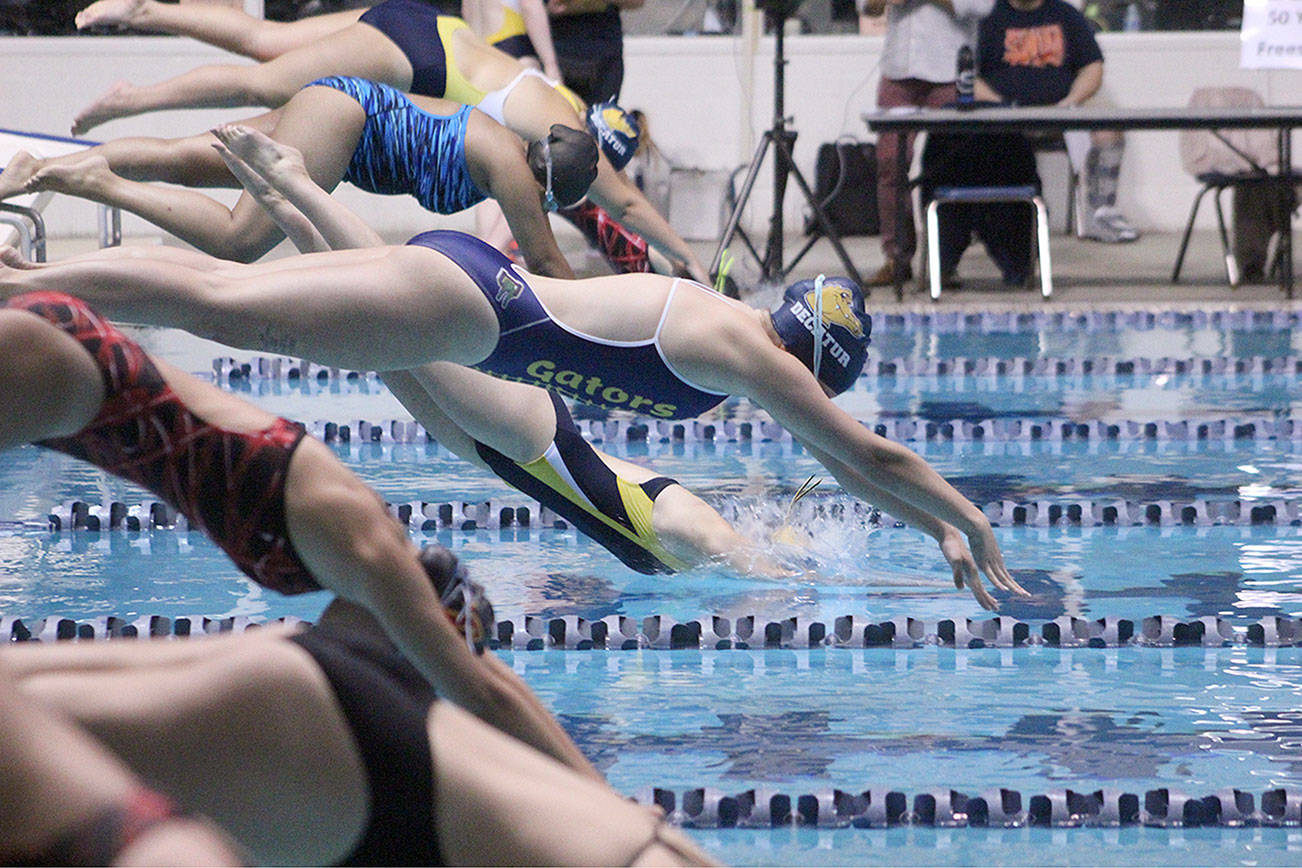 Decatur sweeps All-City girls swim and dive meet