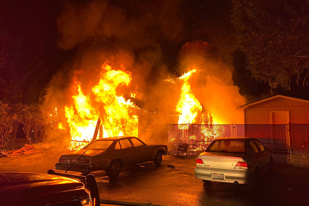 Federal Way home where 85-year-old woman allegedly shot roommates destroyed by fire