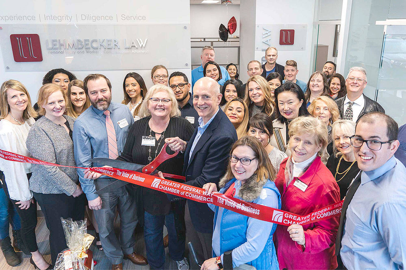 Chamber welcomes new Lehmbecker Law Firm to Federal Way