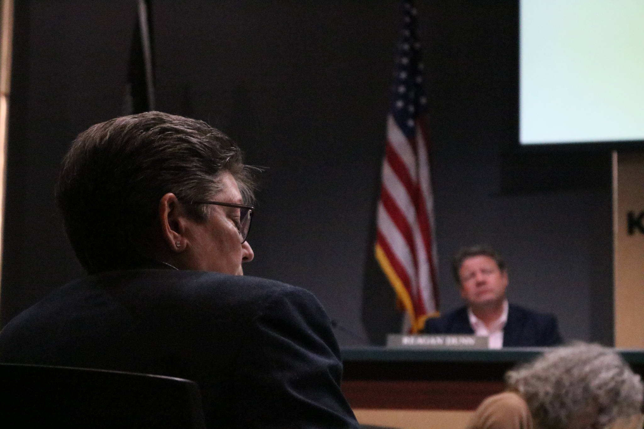 Sheriff Mitzi Johanknecht gave a response to an Office of Law Enforcement Oversight report on Feb. 25 before the King County Law and Justice Committee. The report recommended ways her department could reform use of force policy and internal investigations. Aaron Kunkler/staff photo