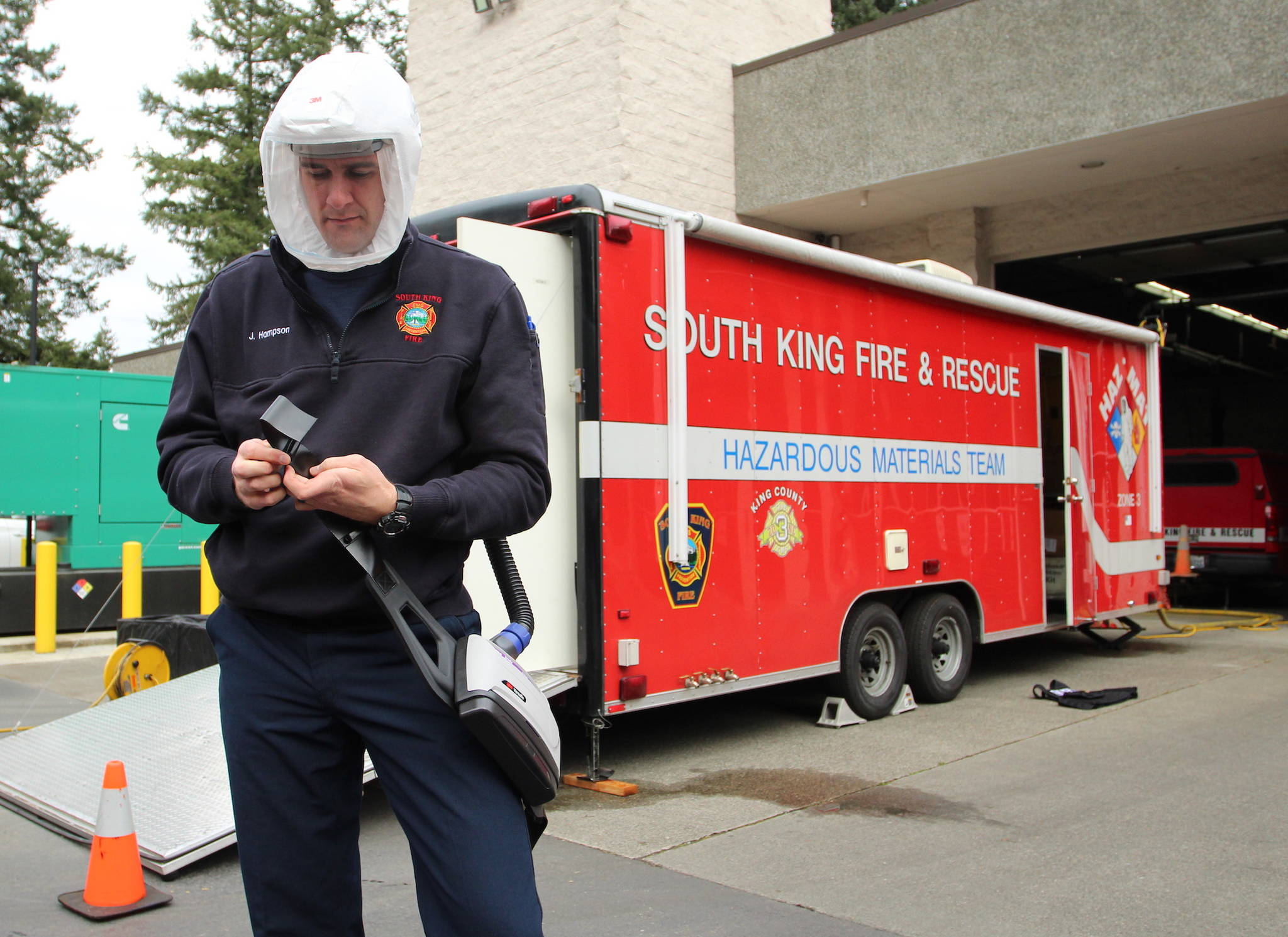 South King Fire opens county’s first decontamination site for law