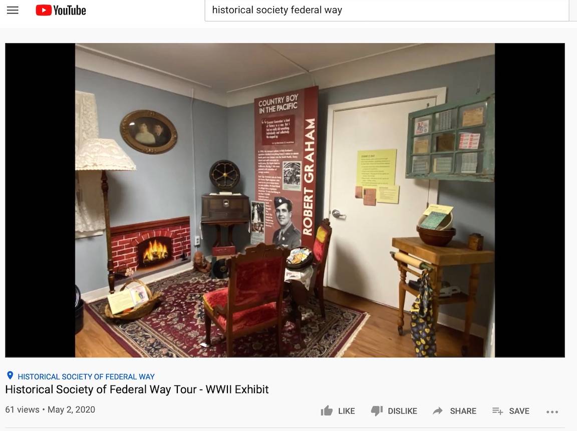 Historical Society of Federal Way offers virtual tour of WWII history exhibit