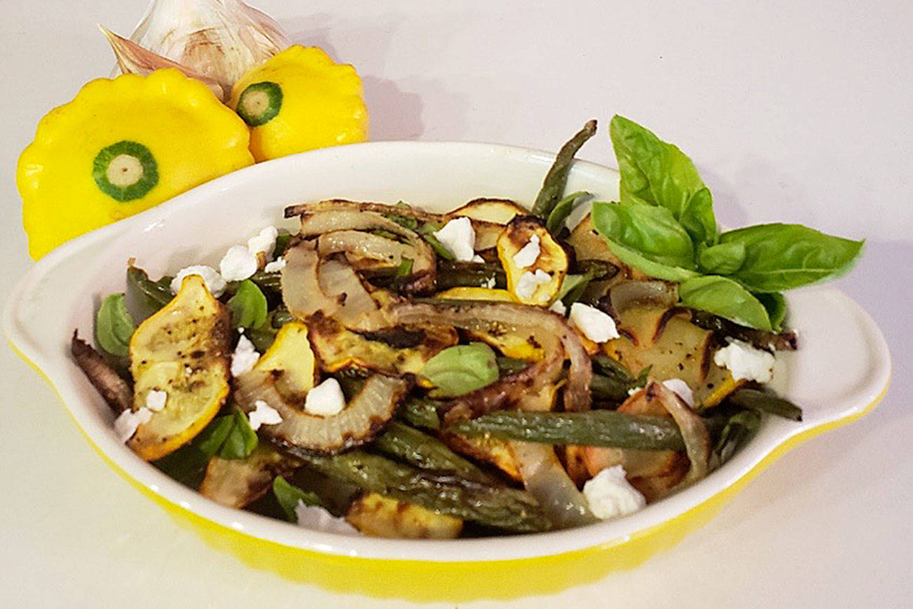 Well-fed from the Federal Way Farmers Market: Roasted Pattypan Squash