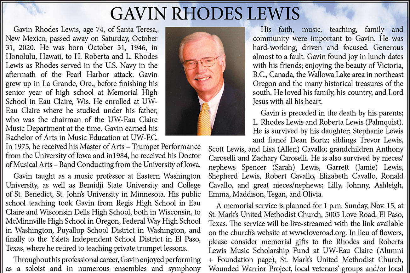 GAVIN RHODES LEWIS