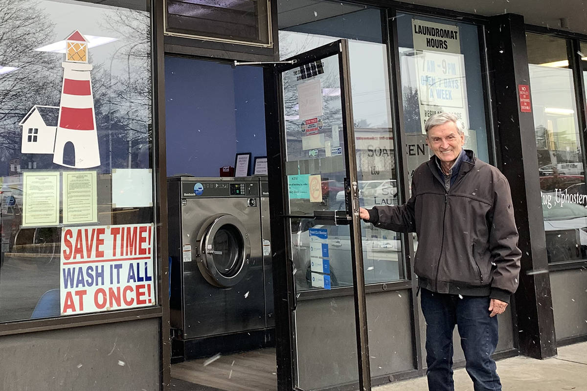 Patrick Montgomery and his wife have updated all the machines in Lighthouse Laundry for a high-efficiency wash and dry.